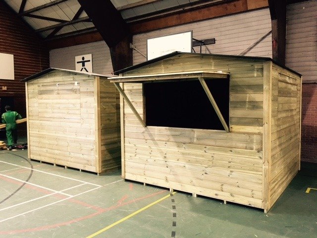 Nordescht Holz-Chalet 3×3 m